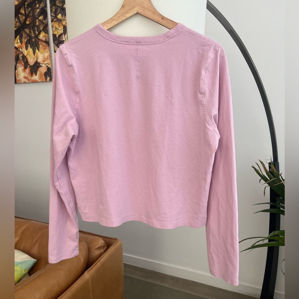 Lululemon Classic Fit Cotton Blend Long Sleeve Shirt - Picture 4 of 4